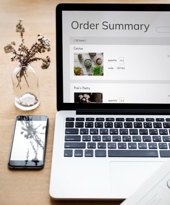 Custom eCommerce website development for online businesses